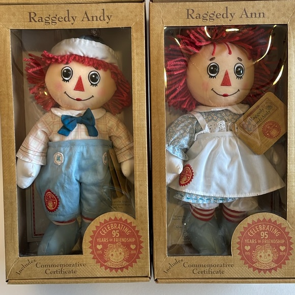 Raggedy Ann and Andy | Toys | Applause Raggedy Ann Andy 95th ...